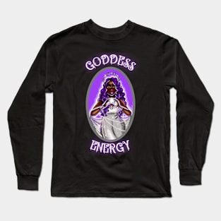 "Motor City Witches" Goddess Design-Louise Long Sleeve T-Shirt